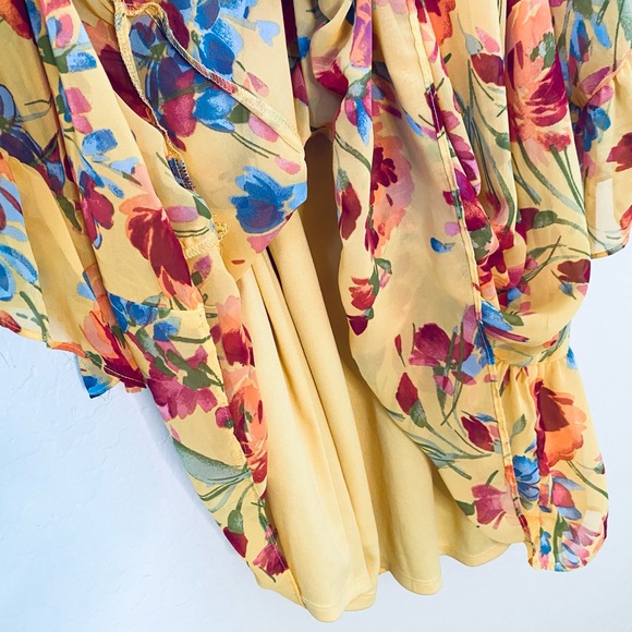 Shelby & Palmer Yellow Floral Dress - Picture 7 of 15